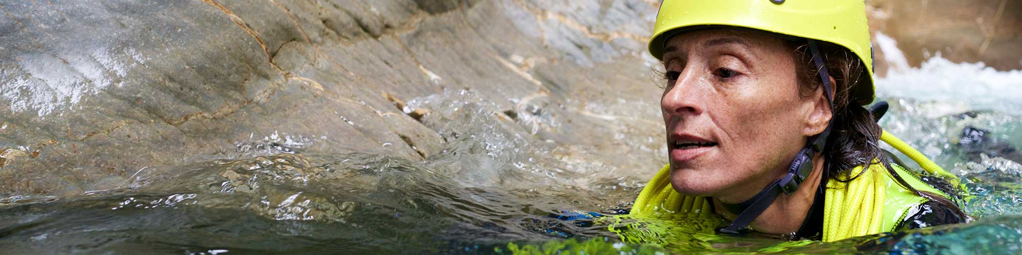gorge-walking