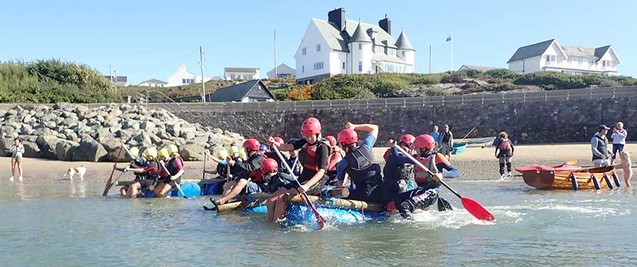 Raft building